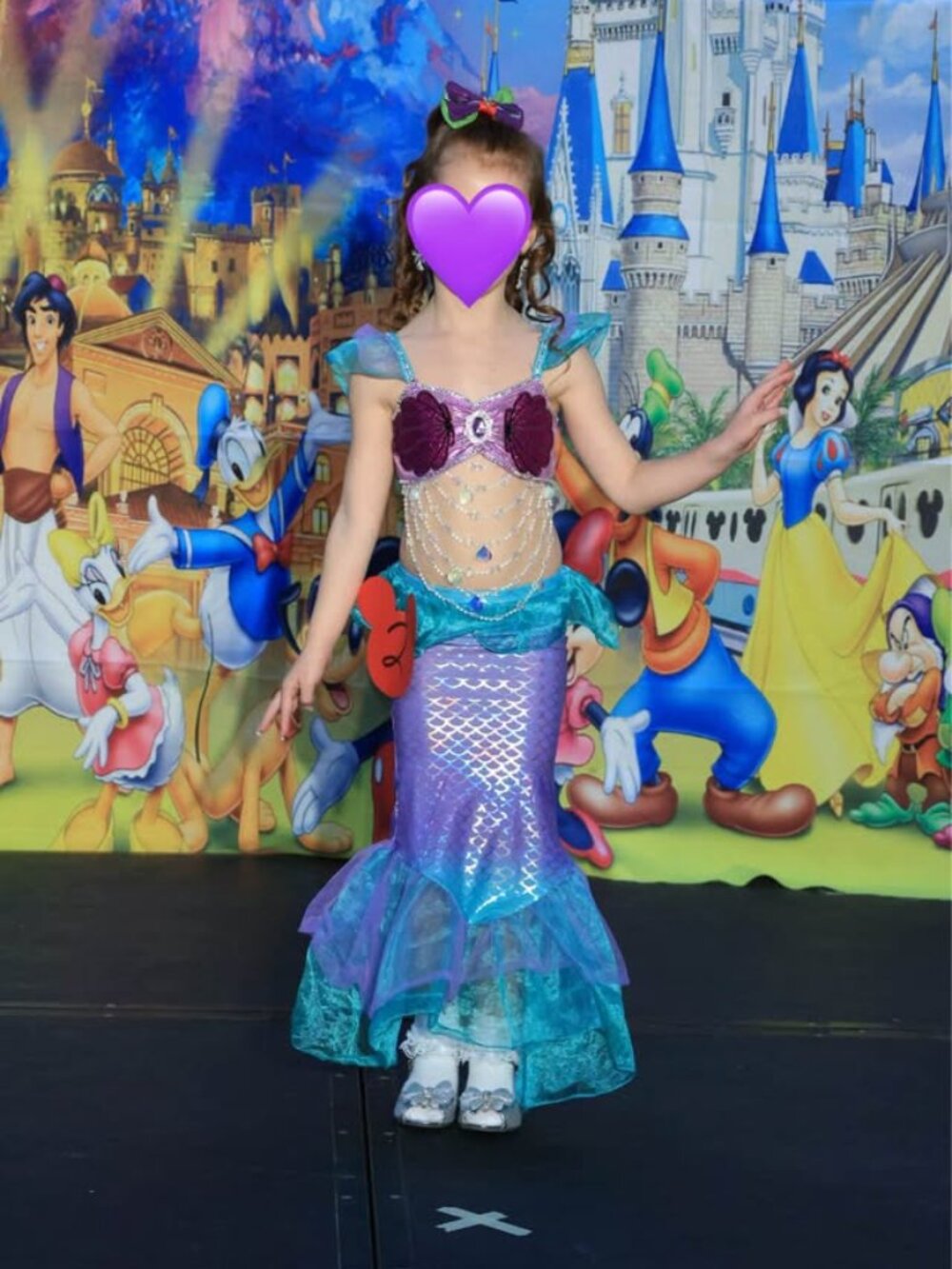 The Little Mermaid pageant outfit